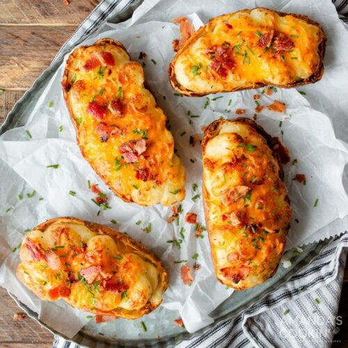 Air Fryer Twice Baked Potatoes Air Fryer Twice Baked Potatoes