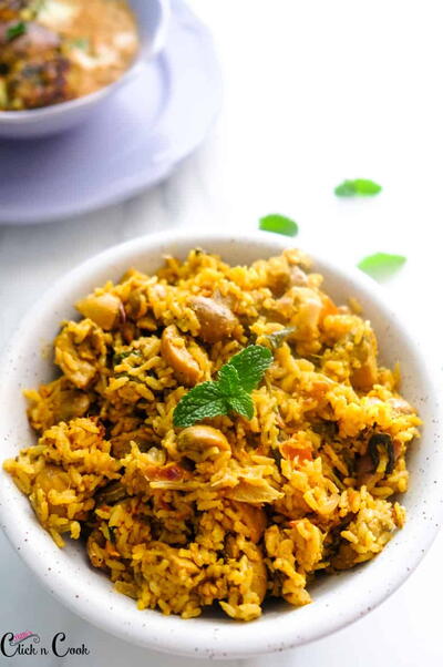 Mushroom Biryani