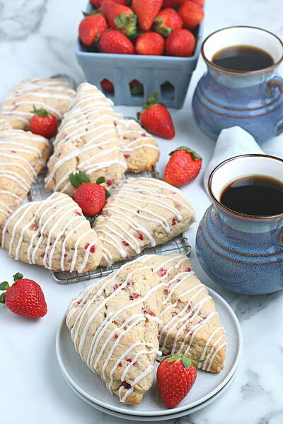 Strawberry Scones Strawberry Scones