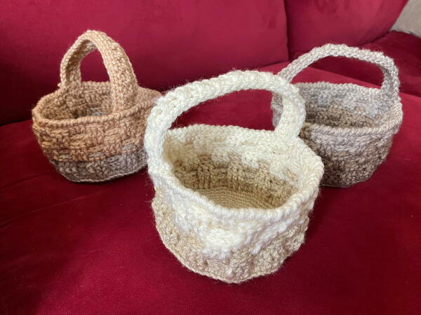 Wicker-Weave Mini Basket Wicker-Weave Mini Basket