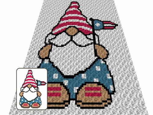 4th Of July Patriotic Gnome 4th Of July Patriotic Gnome