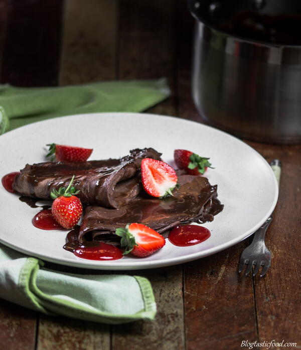 Romatic Chocolate Crepes Romatic Chocolate Crepes