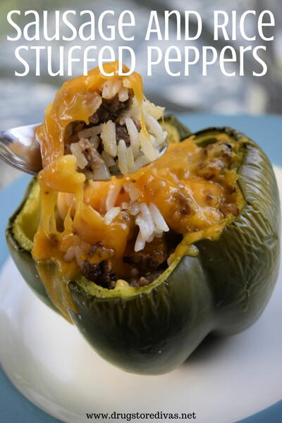 Sausage And Rice Stuffed Peppers
