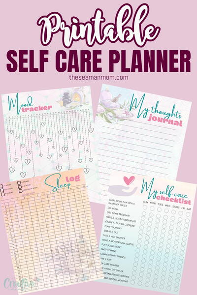 Self Care Planner Self Care Planner
