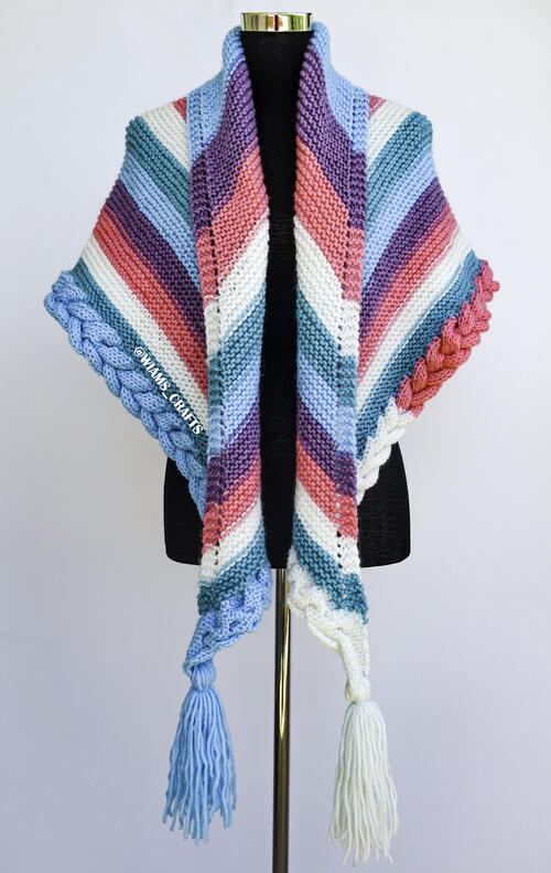 Snow Queen Braid Shawl Snow Queen Braid Shawl