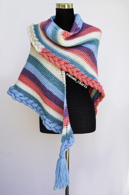 Snow Queen Braid Shawl Snow Queen Braid Shawl