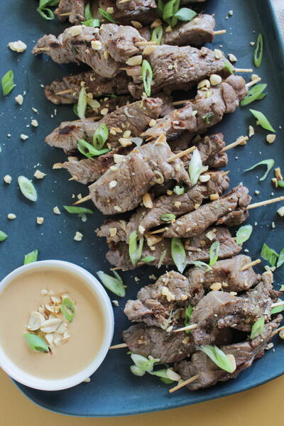 Asian-style Beef Brochettes Asian-style Beef Brochettes
