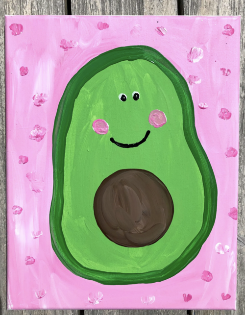 Avocado Painting For Cinco De Mayo Avocado Painting For Cinco De Mayo