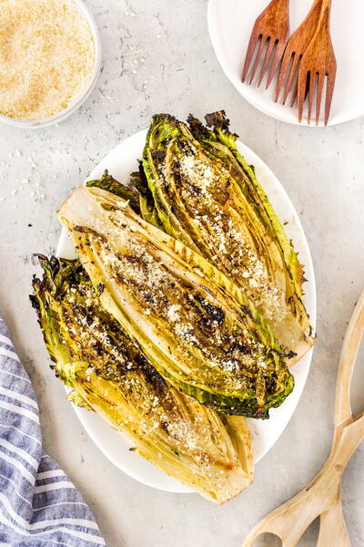 Grilled Romaine Lettuce Grilled Romaine Lettuce