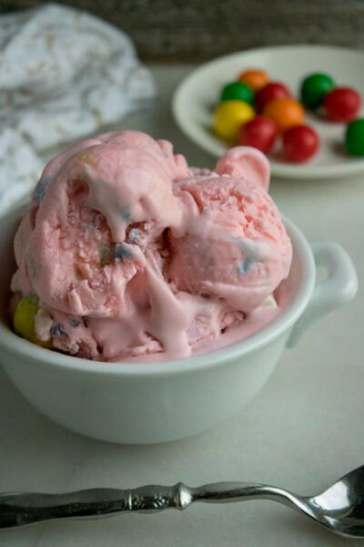 Homemade Bubble Gum Ice Cream Homemade Bubble Gum Ice Cream