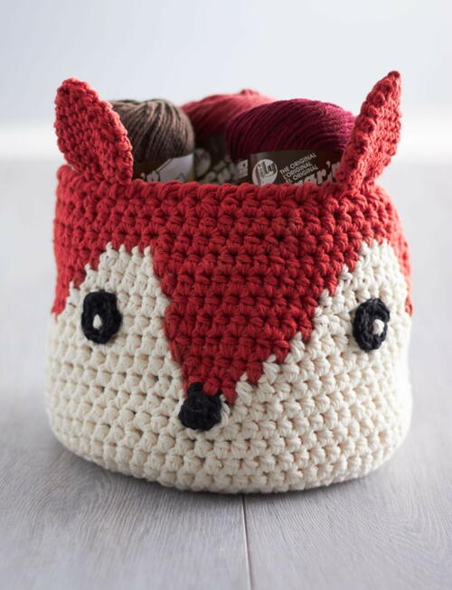 Foxy Yarn Basket Foxy Yarn Basket