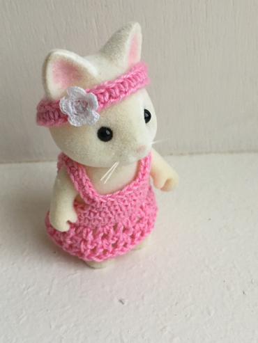 Calico Critter V-stitch Sundress Calico Critter V-stitch Sundress