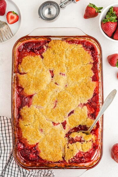 Strawberry Cobbler Strawberry Cobbler