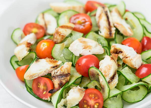 Chicken Tomato Cucumber Salad Chicken Tomato Cucumber Salad