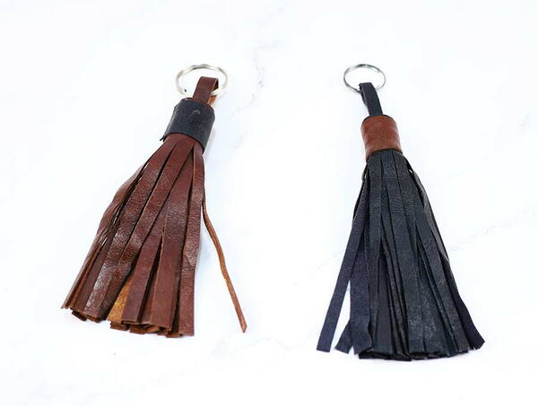 Make A Gorgeous Leather Tassel Make A Gorgeous Leather Tassel