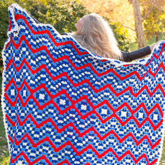 Rippling Pride Granny Square Blanket Rippling Pride Granny Square Blanket