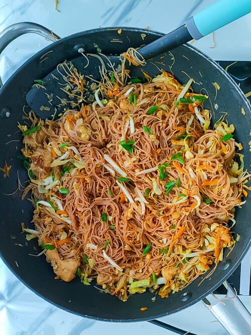 Healthy Fried Bee Hoon singapore Noodles Healthy Fried Bee Hoon (singapore Noodles)