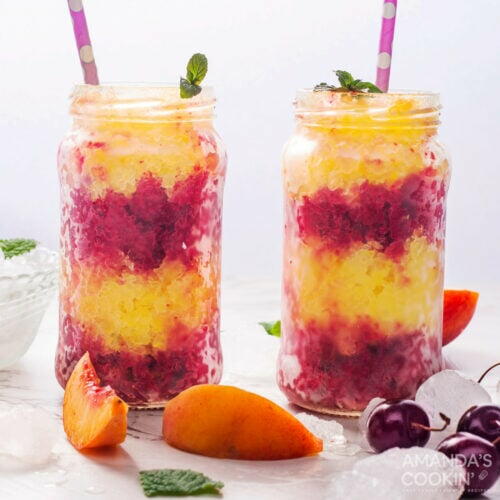 Cherry Peach Slushie Cherry Peach Slushie