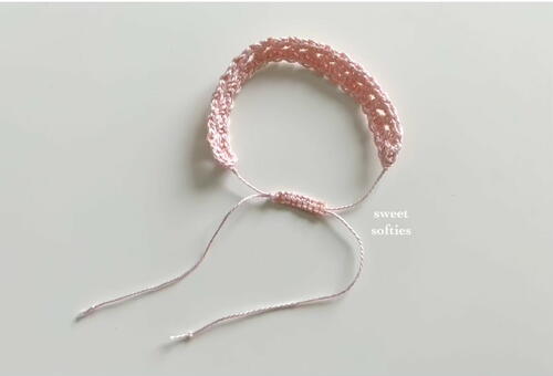 Adjustable Crochet Bracelet Adjustable Crochet Bracelet