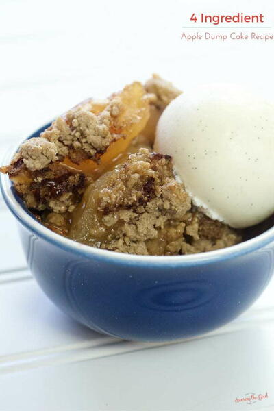 4 Ingredient Apple Dump Cake 4 Ingredient Apple Dump Cake