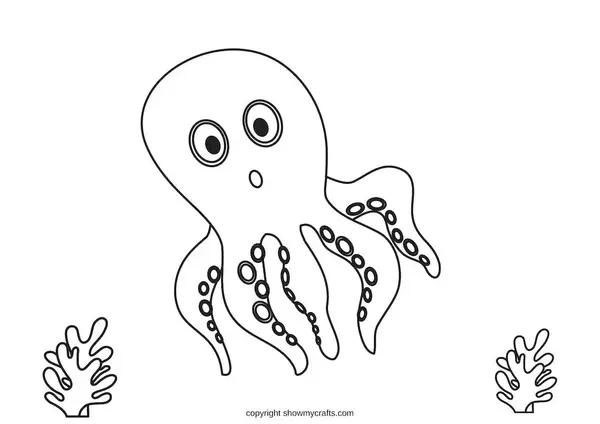 Octopus Colouring Pages Octopus Colouring Pages