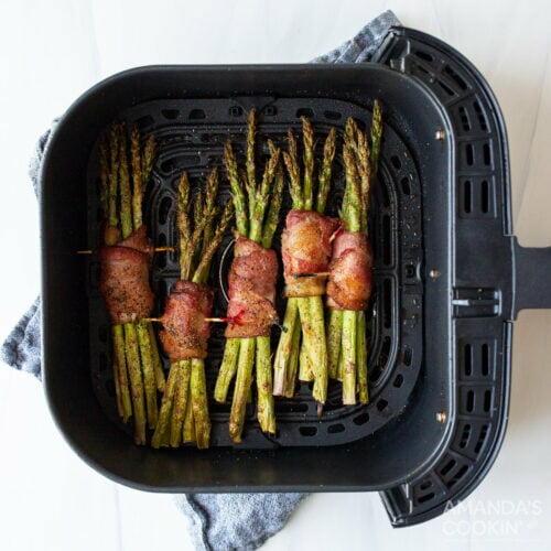 Air Fryer Bacon Wrapped Asparagus Air Fryer Bacon Wrapped Asparagus