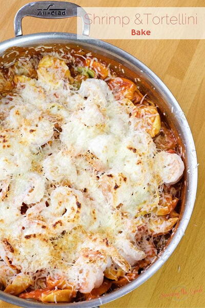 Easy Shrimp And Tortellini Bake Recipe with Video Easy Shrimp And Tortellini Bake Recipe (with Video)