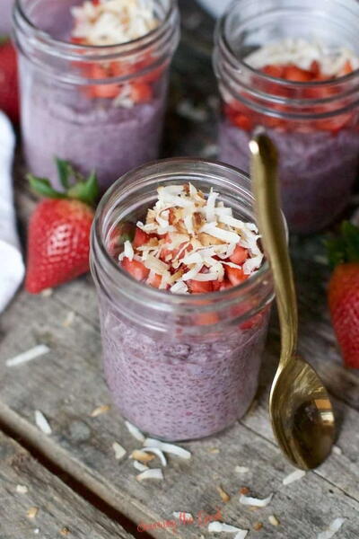Overnight Chia Seed Pudding Recipe With Maqui Berry Powder Overnight Chia Seed Pudding Recipe With Maqui Berry Powder