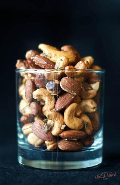 Savory Rosemary Mixed Nuts