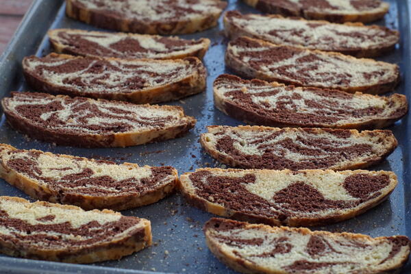 Chocolate Marble Biscotti