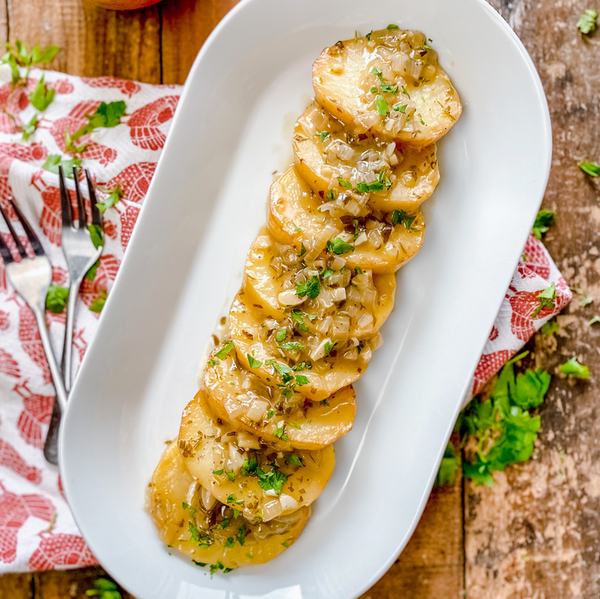 Spanish Onion Garlic Potatoes Spanish Onion & Garlic Potatoes