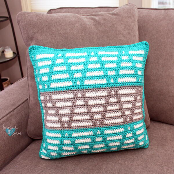 Mosaic Triangles Pillow Mosaic Triangles Pillow