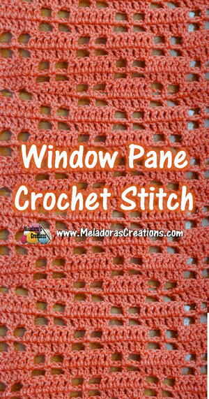 Window Pane Crochet Stitch Pattern Window Pane Crochet Stitch Pattern