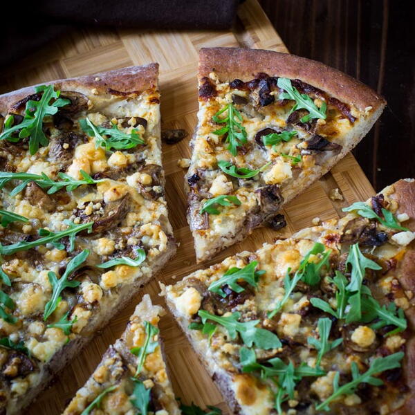 Steak And Blue Cheese Pizza Steak And Blue Cheese Pizza