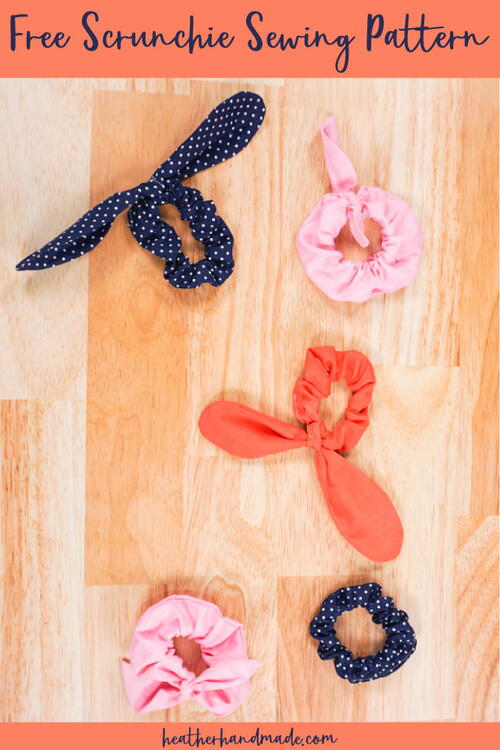 Free Scrunchie Sewing Pattern Free Scrunchie Sewing Pattern