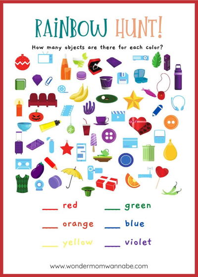 Free Printable Rainbow Worksheets And Coloring Pages Free Printable Rainbow Worksheets And Coloring Pages