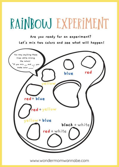 Free Printable Rainbow Worksheets And Coloring Pages Free Printable Rainbow Worksheets And Coloring Pages