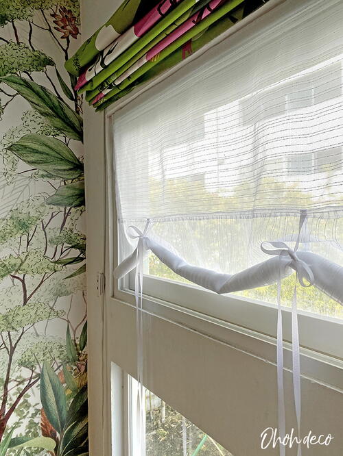 How To Sew Tie-up Shades How To Sew Tie-up Shades