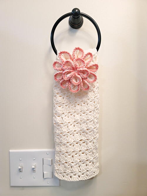 Floral Blooms Hand Towel Floral Blooms Hand Towel