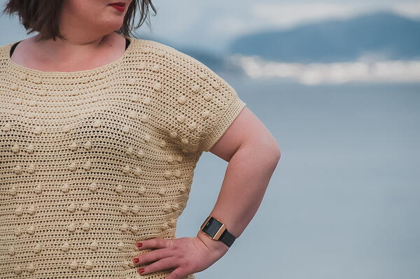 Crochet Shirt With Bobbles Crochet Shirt With Bobbles