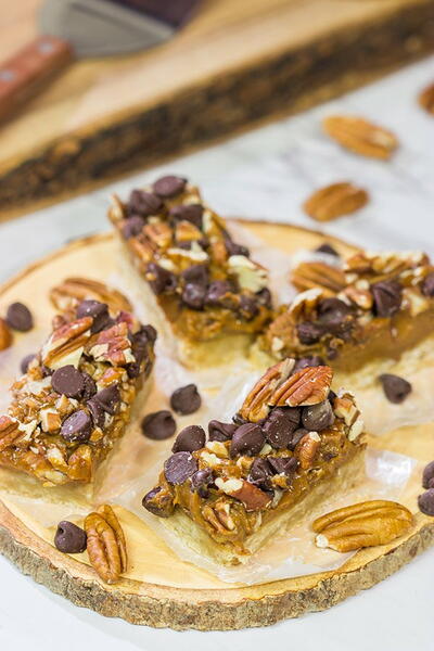 Dulce De Leche Turtle Cookie Bars Dulce De Leche Turtle Cookie Bars