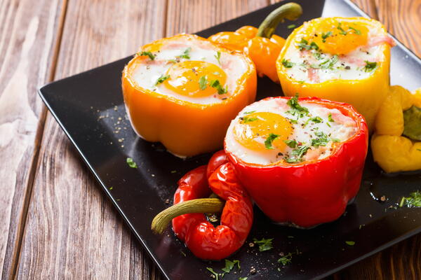 Breakfast Stuffed Bell Peppers Breakfast Stuffed Bell Peppers