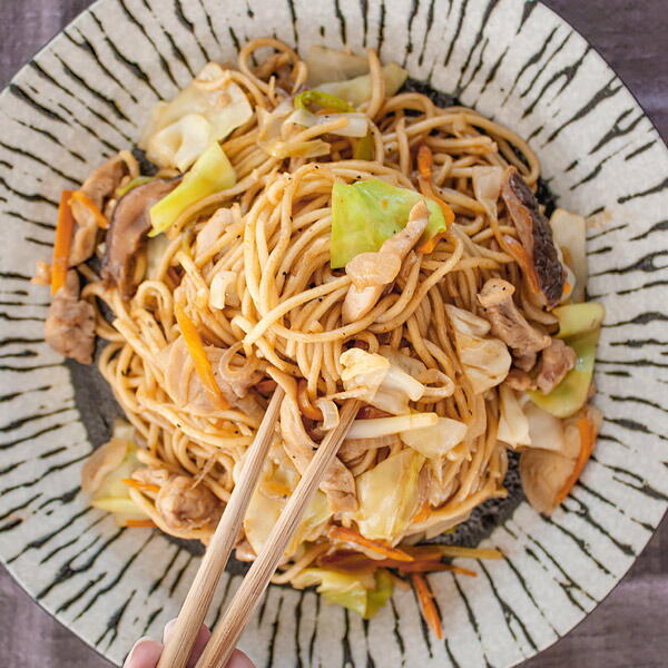 Chicken Yakisoba Noodles Chicken Yakisoba Noodles