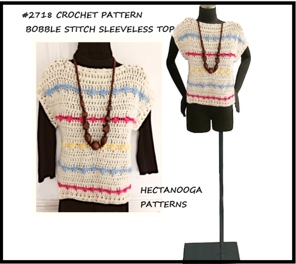 Bobble Stitch Sleeveless Top Bobble Stitch Sleeveless Top