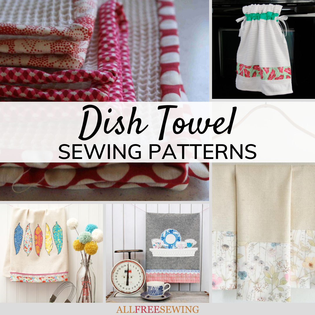 20 Delightful Dish Towel Patterns Allfreesewing Com