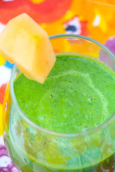 Cantaloupe Green Smoothie Cantaloupe Green Smoothie