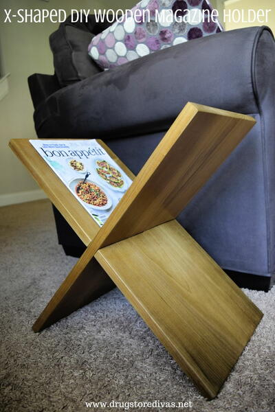 Wooden Magazine Rack Wooden Magazine Rack