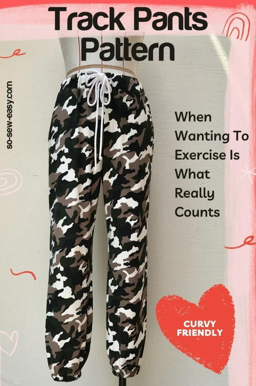 Track Pants Pattern Track Pants Pattern