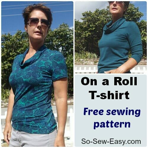 On A Roll T-shirt Free Sewing Pattern On A Roll T-shirt Free Sewing Pattern