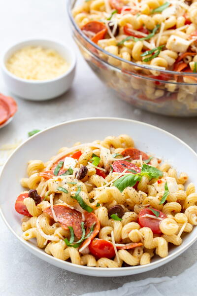 Pizza Pasta Salad Pizza Pasta Salad